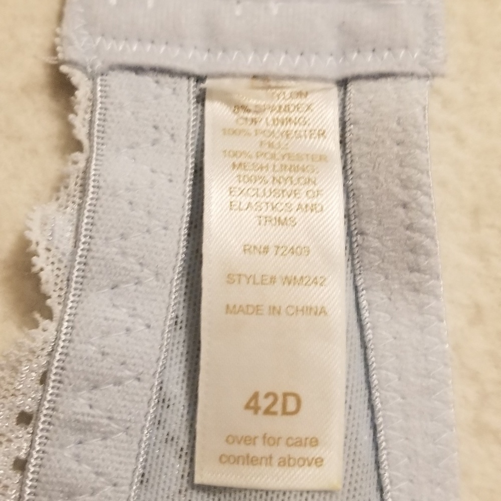 Rene Rolf Underwire Bra Size 42D - Picture 3 of 3
